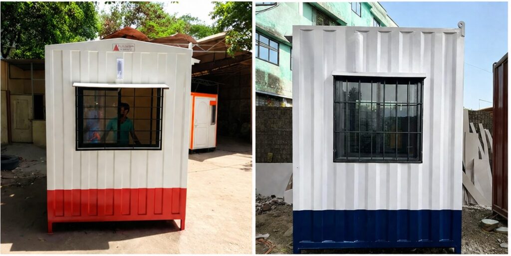 6x6 security cabin